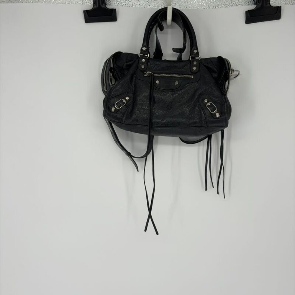 Balenciaga Logo Strap City Bag